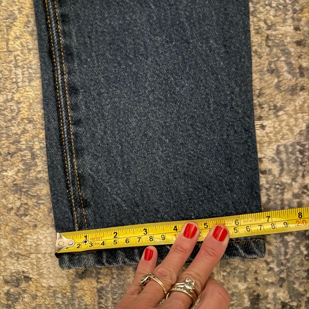 Re/Done Classic Indigo Straight Leg Jeans - Picture 6 of 9